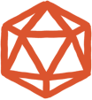 Matchbox icon - An Icosahedron, or 20-sided polyhedron